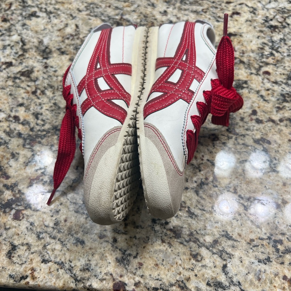 Onitsuka Tiger by Asics Red and White Sneakers